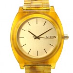 NIXON/A327 1423/TIME TELLER ACETATE/CHAMPAGNE GOLD