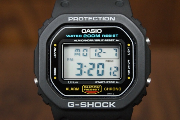 G-SHOCK☆DW-5600C-1☆スピード☆角型モデル☆901☆黒☆